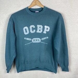 Vintage JERZEES‎ Ocean City Beach Patrol Crewneck Sweatshirt Mens L USA 90's Y2K